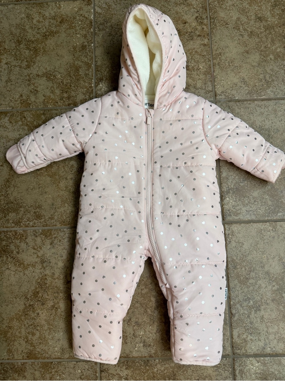 Carter’s Baby Puffer Snow Suit, Size 6-9m